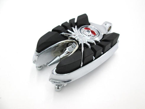 Posapies para motos Cromo Zombie (Jgo)